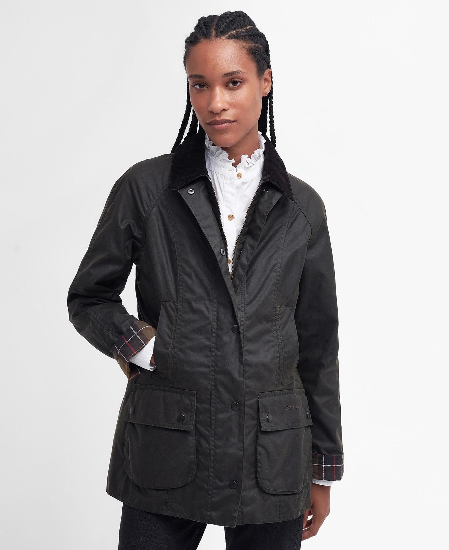 Barbour Jackets OLIVE / US0 Classic Beadnell® Waxed Jacket