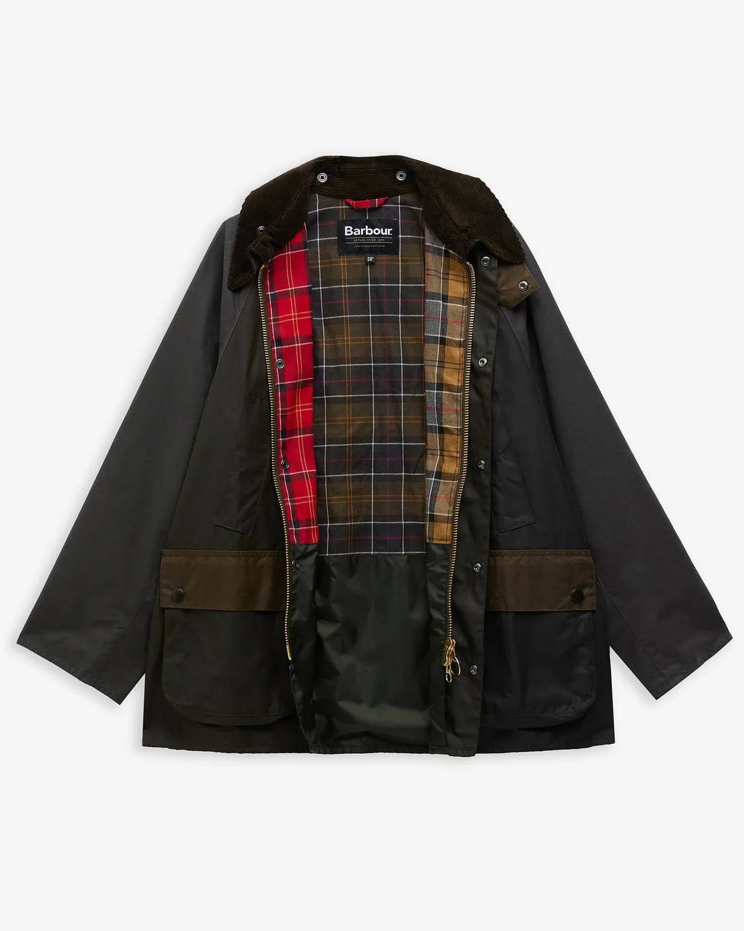 Barbour Jackets Patchwork Oversized Bedale Waxed Jacket