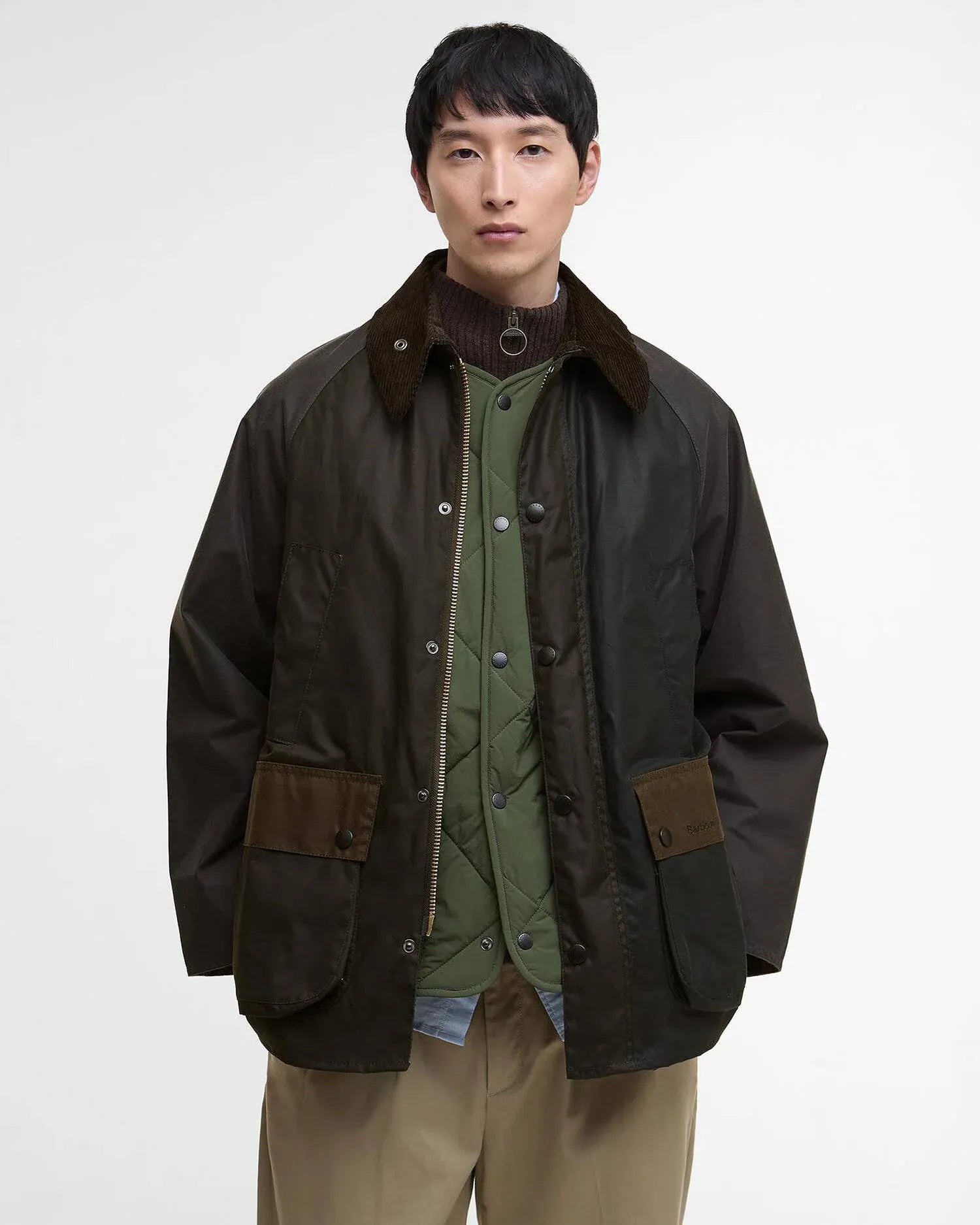 Barbour Jackets Patchwork Oversized Bedale Waxed Jacket