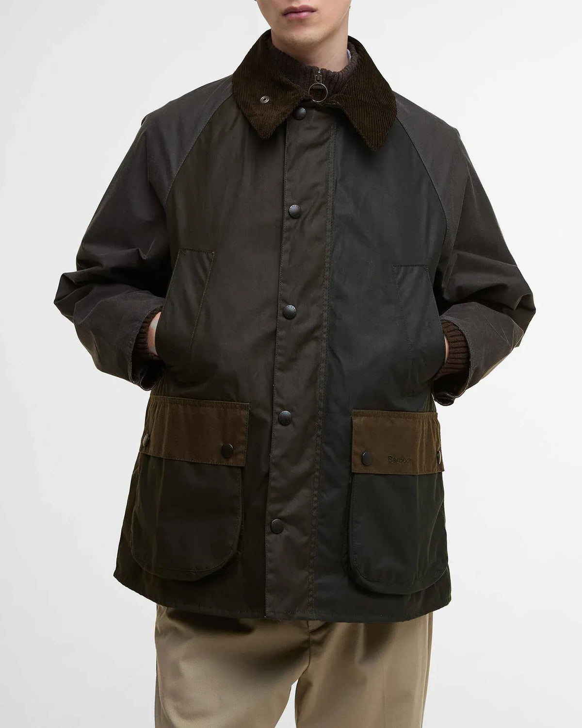 Barbour Jackets Patchwork Oversized Bedale Waxed Jacket