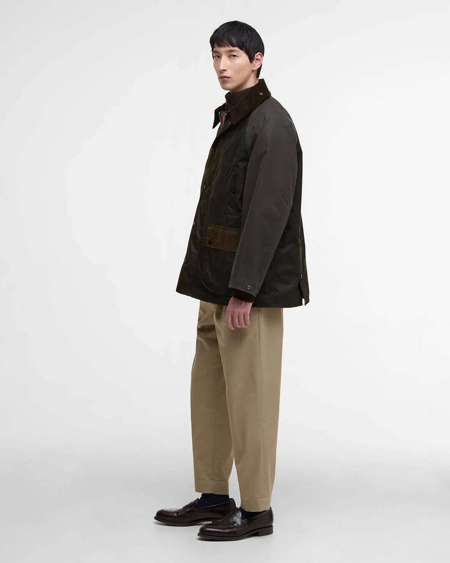 Barbour Jackets Patchwork Oversized Bedale Waxed Jacket