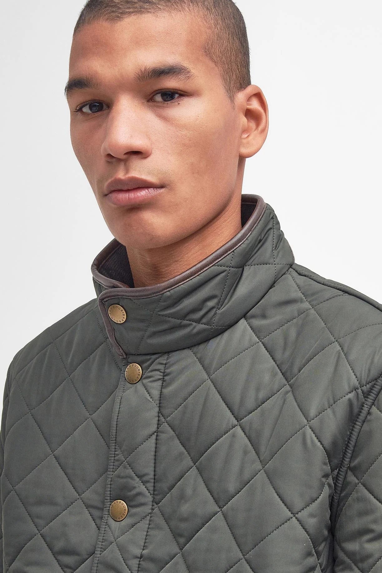 Barbour Jackets Powell Quilt in Sage