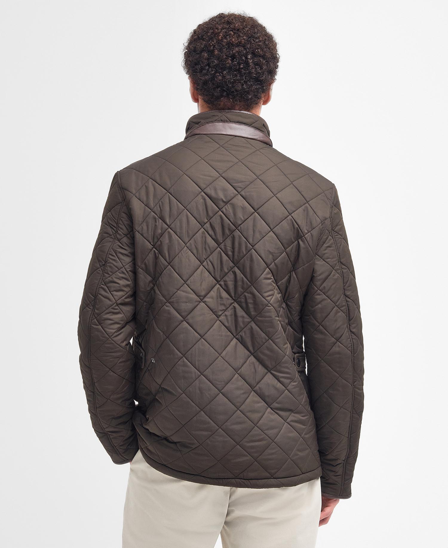 Barbour Jackets Powell Quilted Jacket in Olive