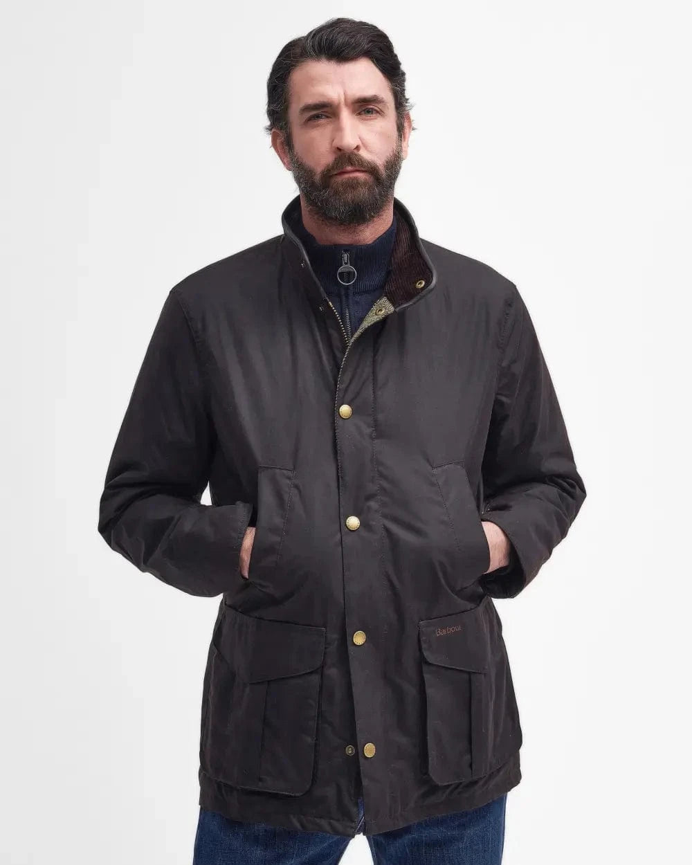 Barbour Jackets RUSTIC / M Hereford Waxed Jacket