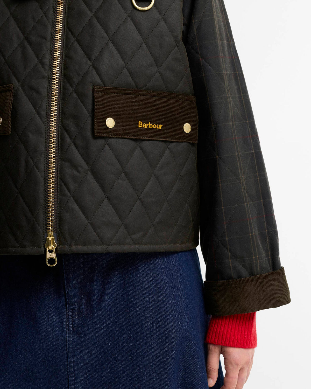 Barbour Jackets Tartan Reimagined Icons Tartan Quilted Spey Waxed Jacket