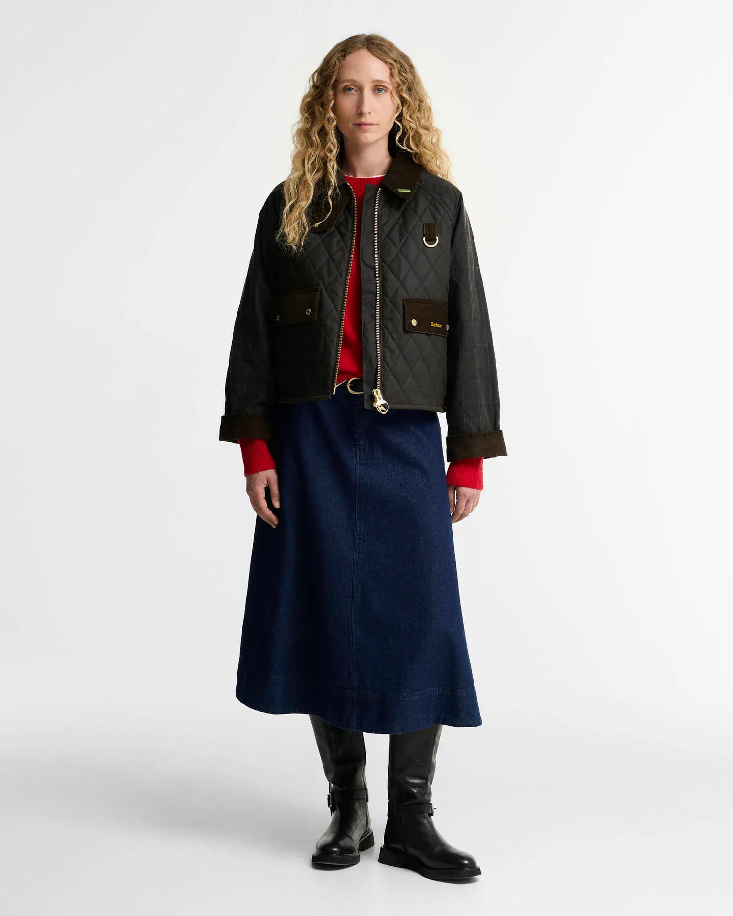 Barbour Jackets Tartan Reimagined Icons Tartan Quilted Spey Waxed Jacket