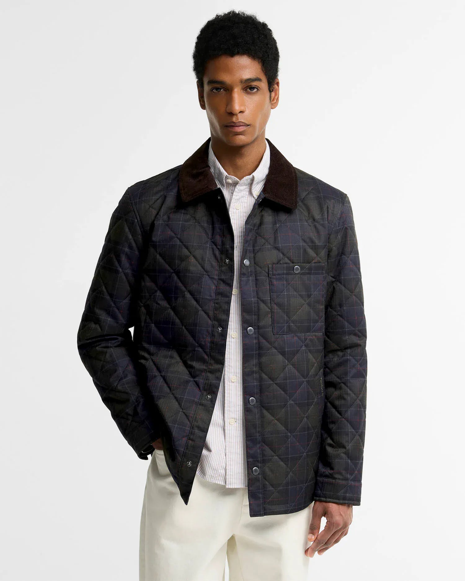 Barbour Jackets Tartan Shirt Quilted Jacket
