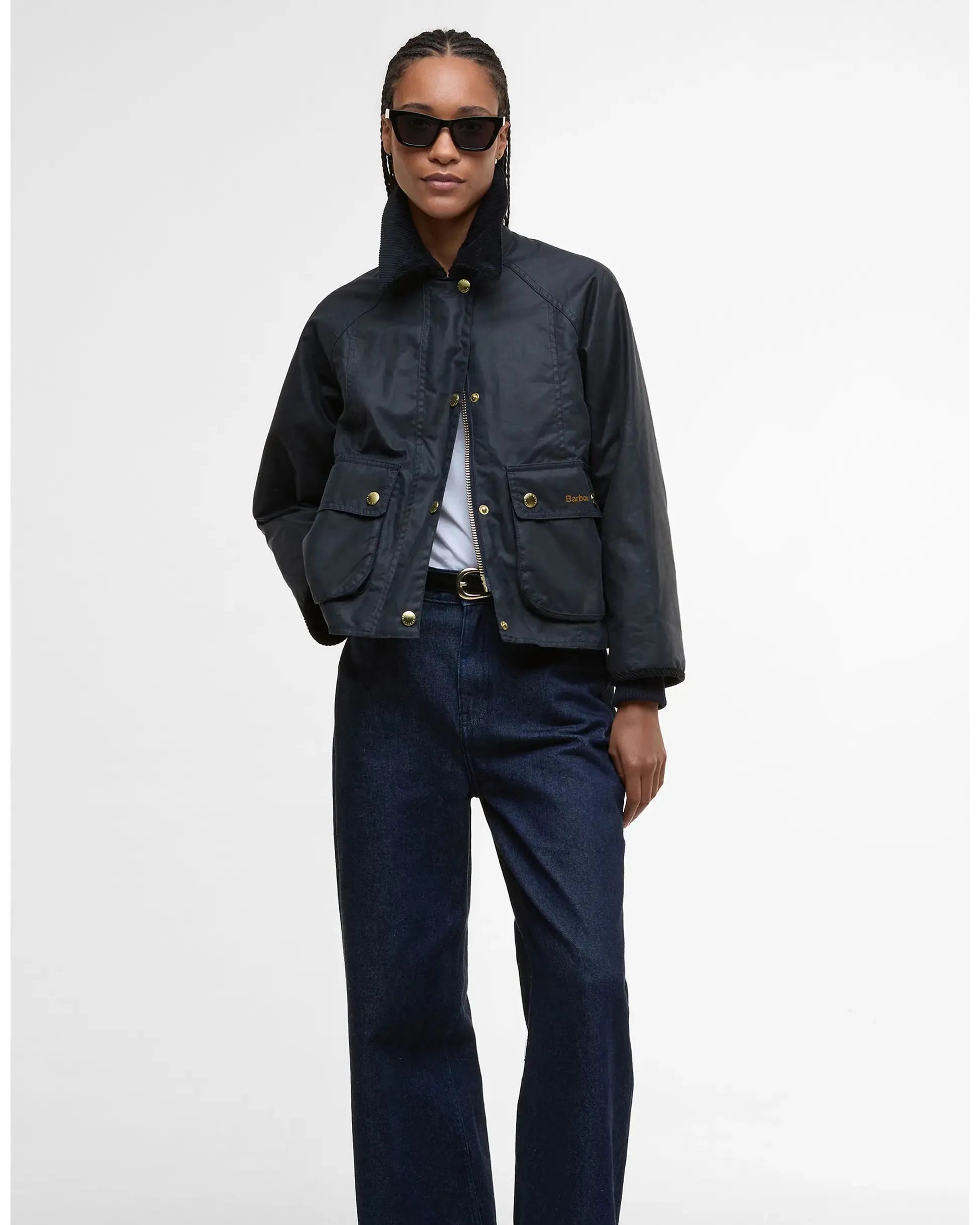 Barbour Jackets Women's Cropped Beadnell Wax Jacket