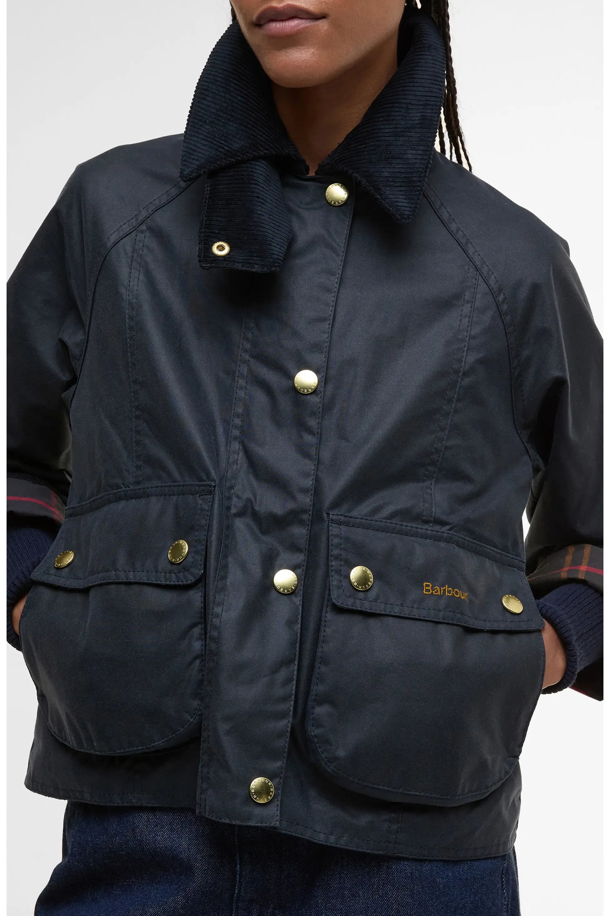 Barbour Jackets Women's Cropped Beadnell Wax Jacket