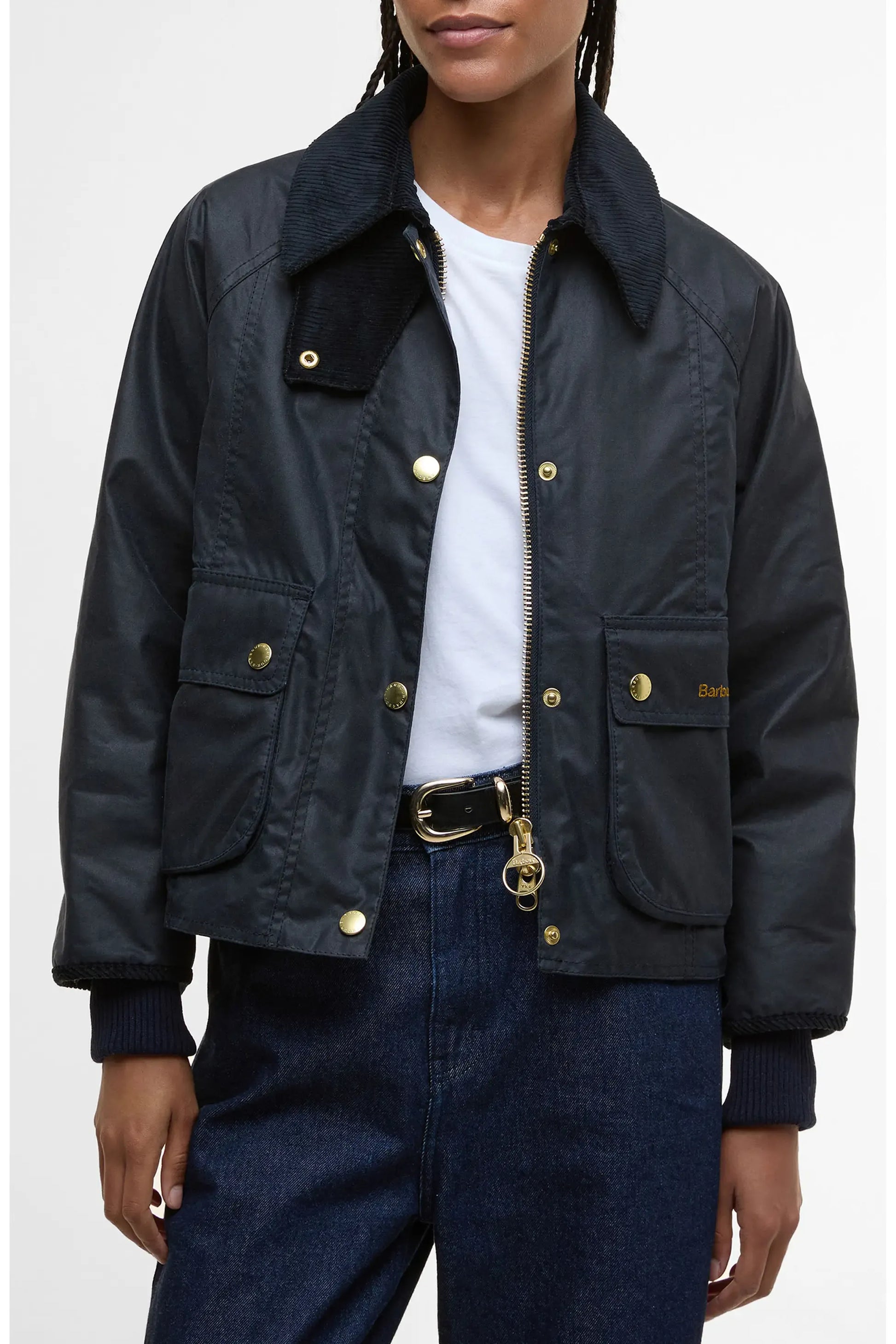 Barbour Jackets Women's Cropped Beadnell Wax Jacket