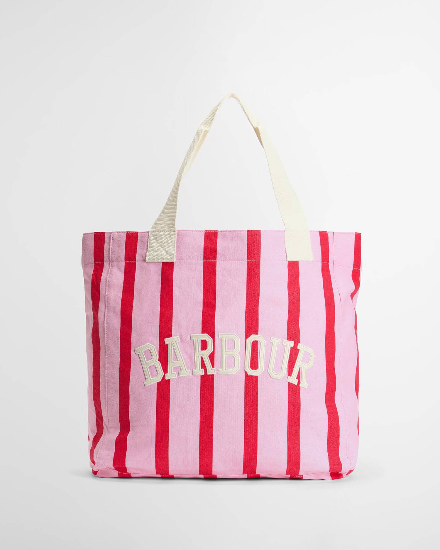Barbour Luggage CHERRY Emily Stripe Tote Bag