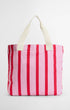 Barbour Luggage CHERRY Emily Stripe Tote Bag