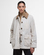 Barbour Outerwear Averie Showerproof Jacket - Oatmeal/ Ancient Tartan