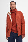 Barbour Outerwear Cavalry Polarquit Jacket- Orange
