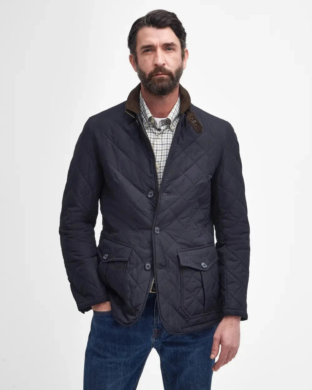 Barbour Outerwear Classic Navy / S Lutz Quilted Jacket