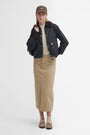 Barbour Outerwear Cropped Beadnell Waxed Jacket- Sage