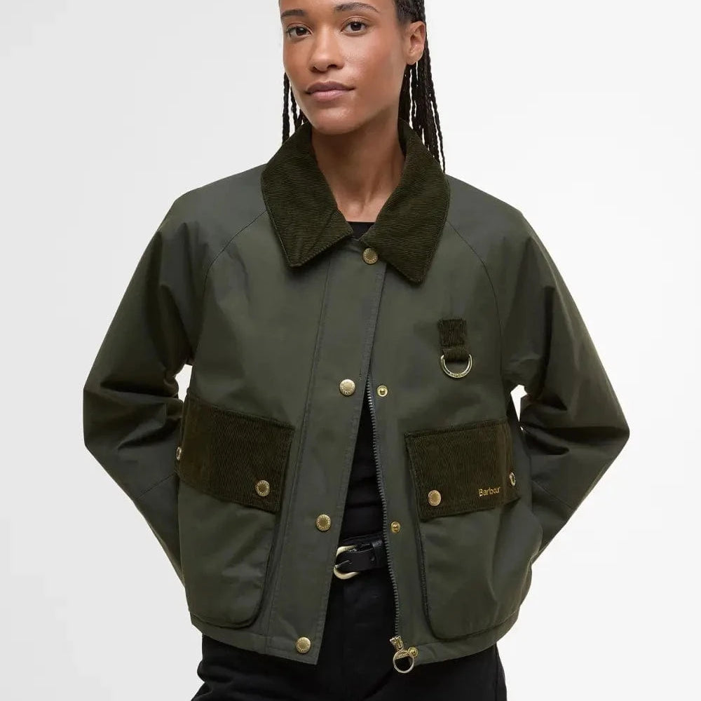 Barbour Outerwear Olive / 4 Phoebe Casual Jacket