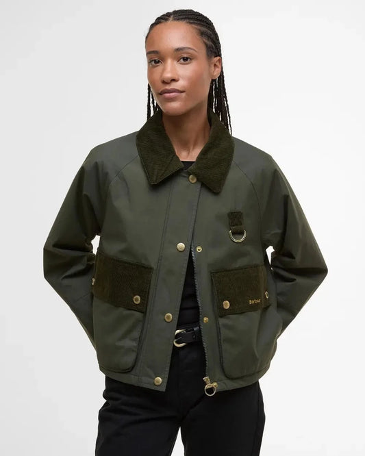 Barbour Outerwear Olive / 4 Phoebe Casual Jacket