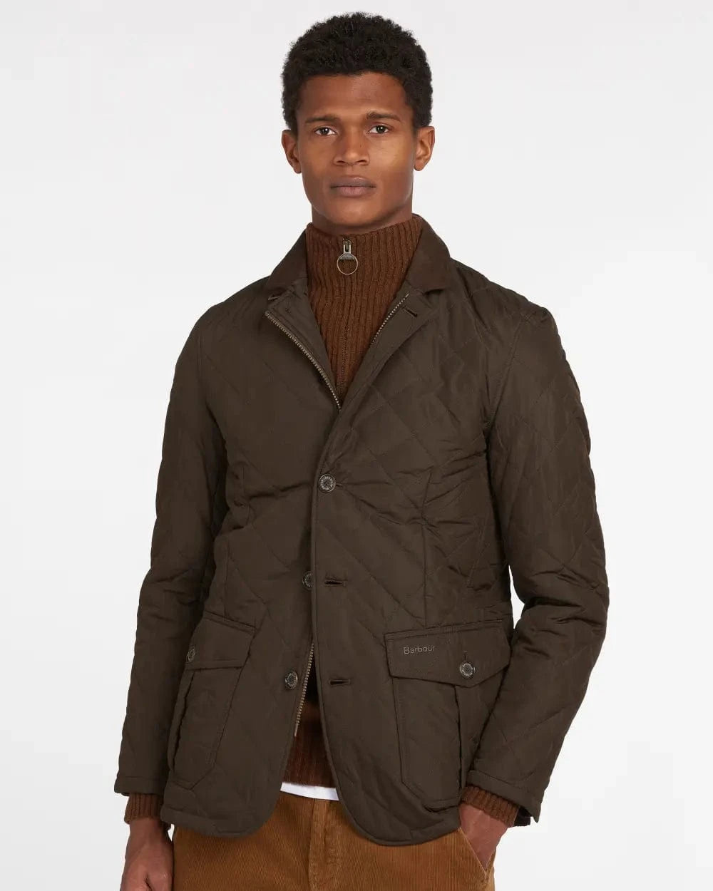 Barbour Outerwear Olive / S Lutz Quilted Jacket