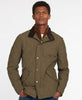 Barbour Outerwear Shoveler Quilted Jacket- Army Green