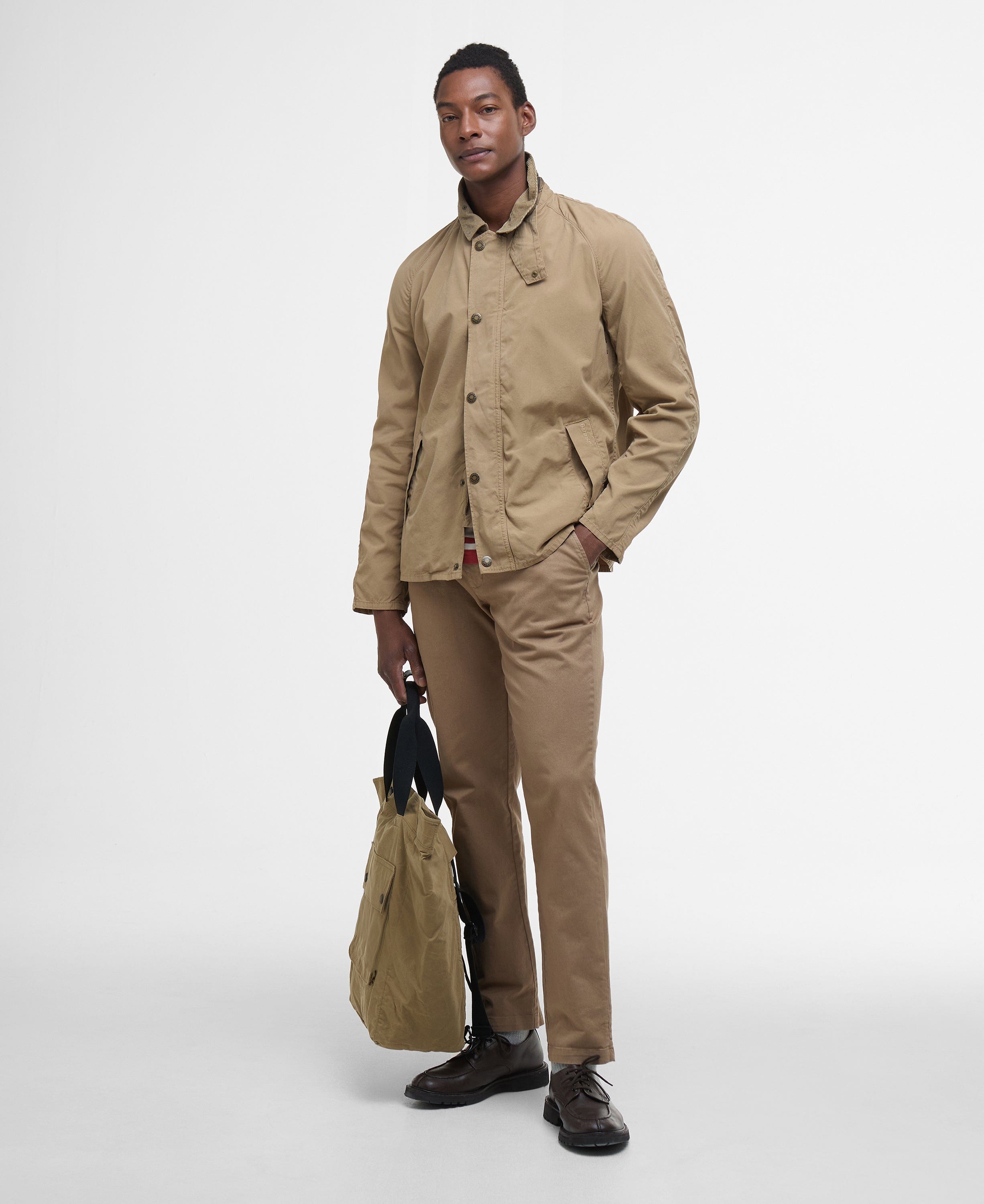 Barbour Outerwear Tracker Casual Jacket - Washed Stone