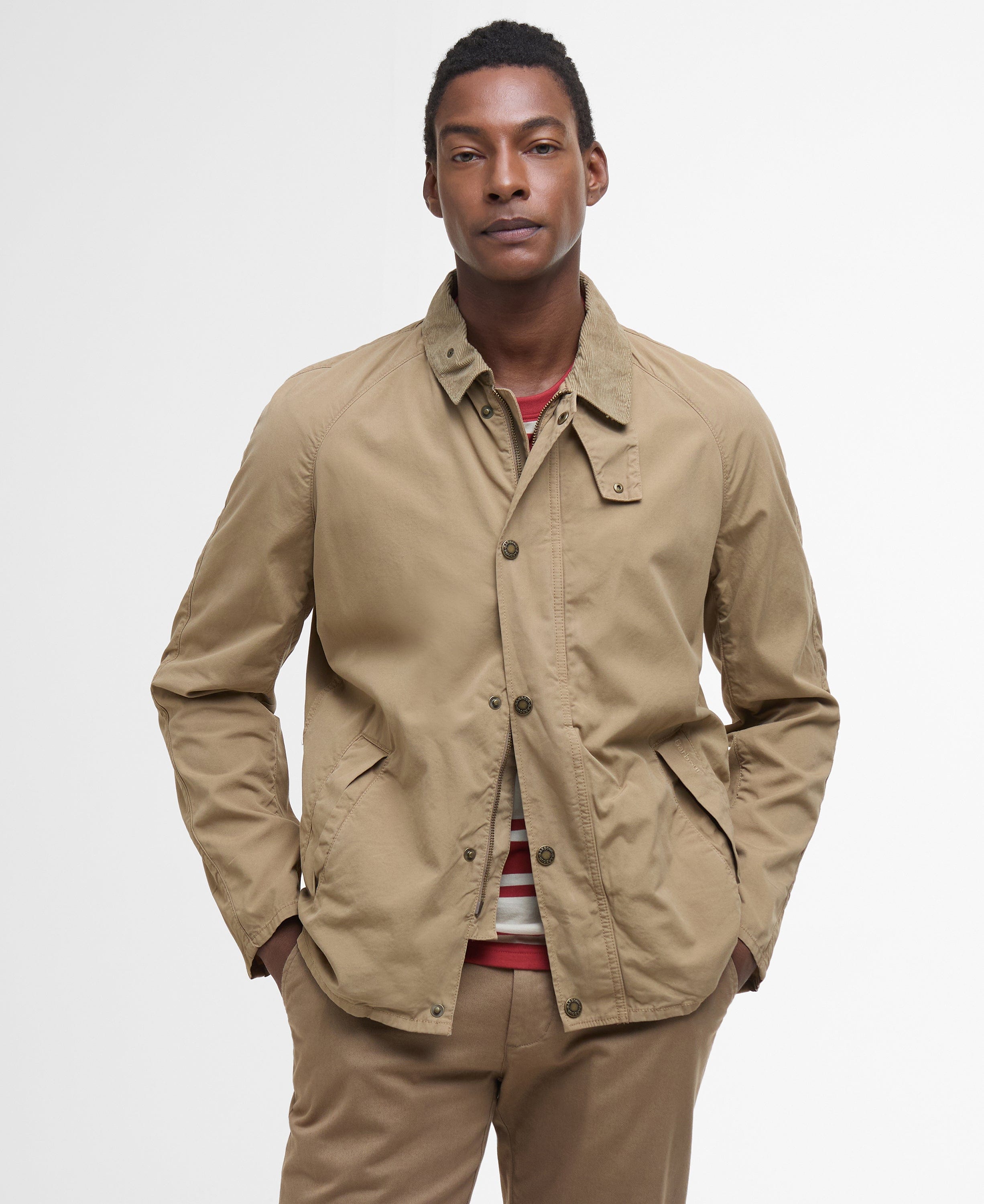 Barbour Outerwear Tracker Casual Jacket - Washed Stone
