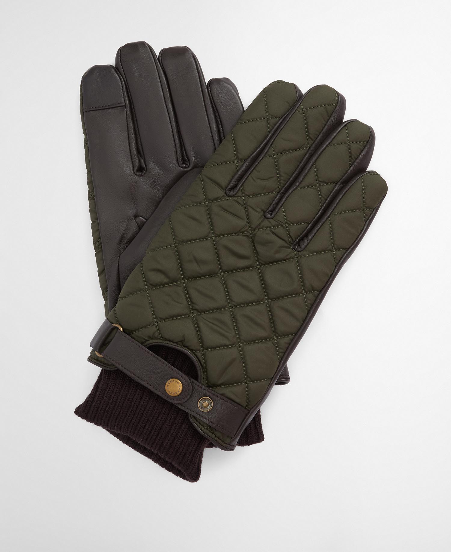Barbour Small Leather Goods DARK OLIVE / S Singsby Quilted Waterproof Gloves