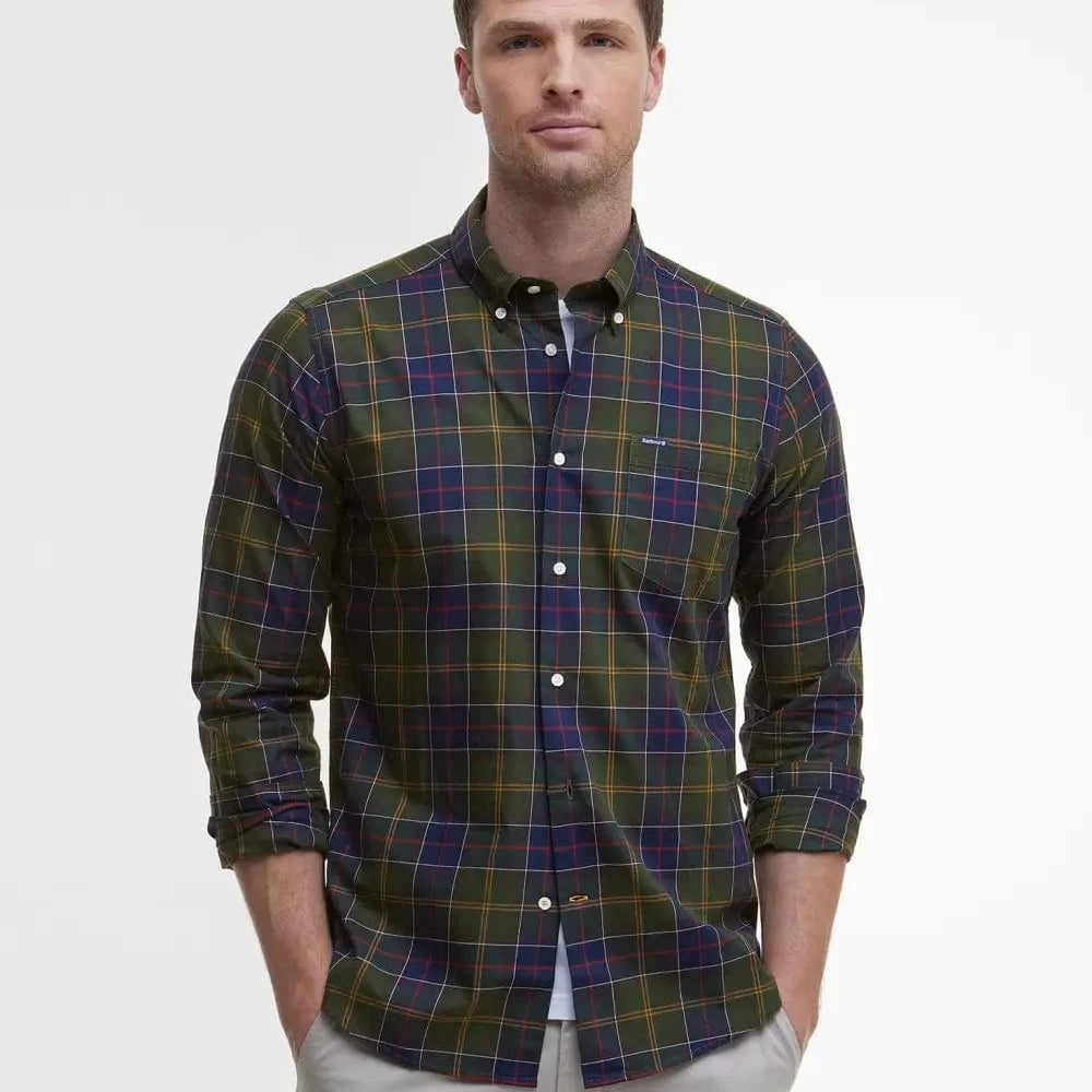 Barbour Sport Shirts CLASSIC TARTAN / S Wetheram Tailored Long-Sleeved Shirt