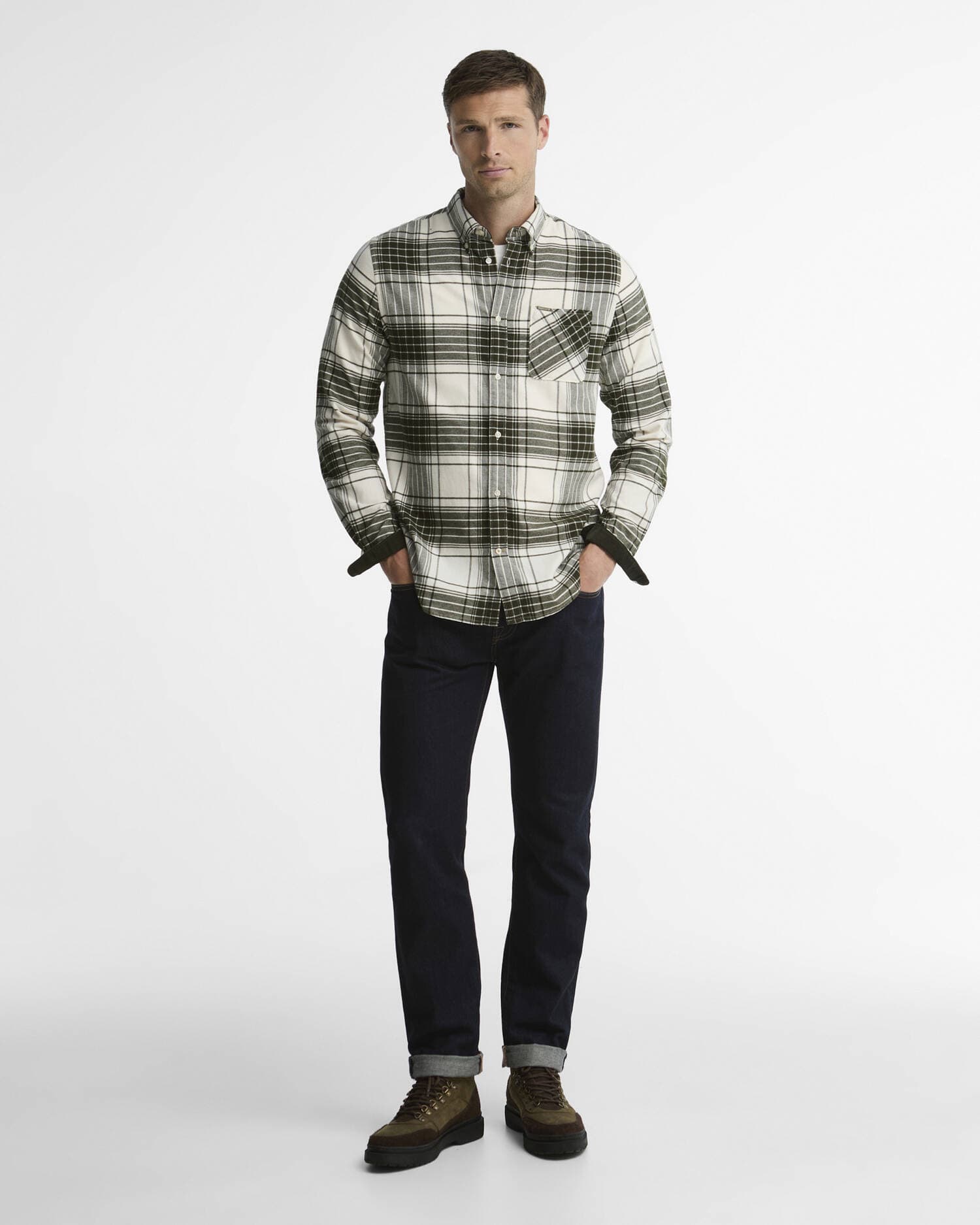 Barbour Sport Shirts Embergate Tailored Long-Sleeved Shirt