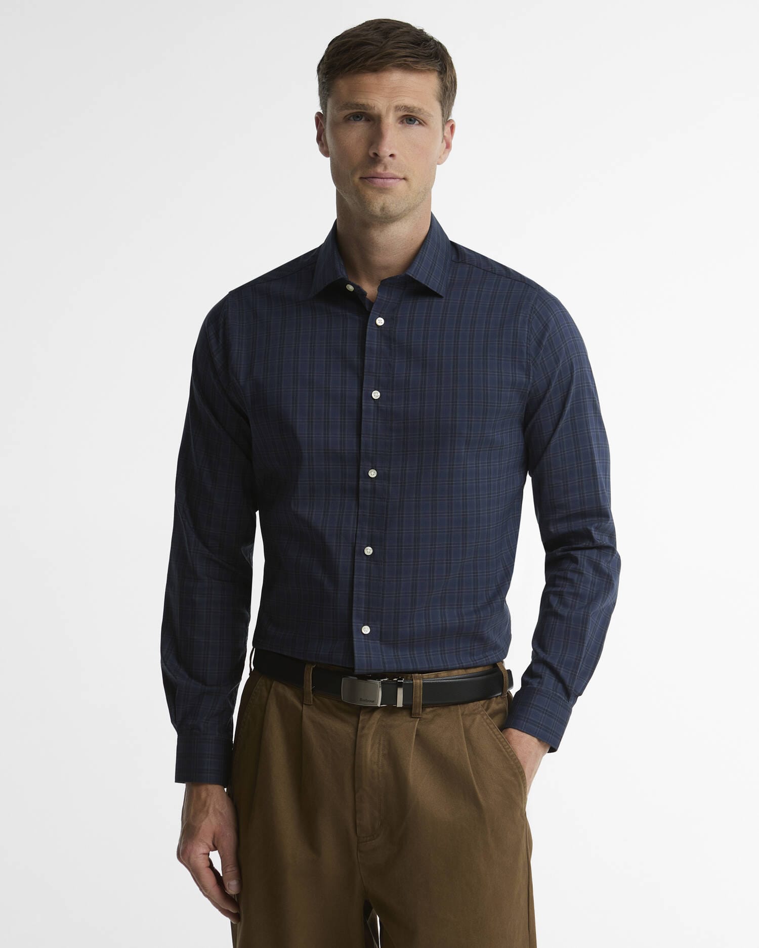 Barbour Sport Shirts Harleton Tartan Tailored Long-Sleeved Shirt