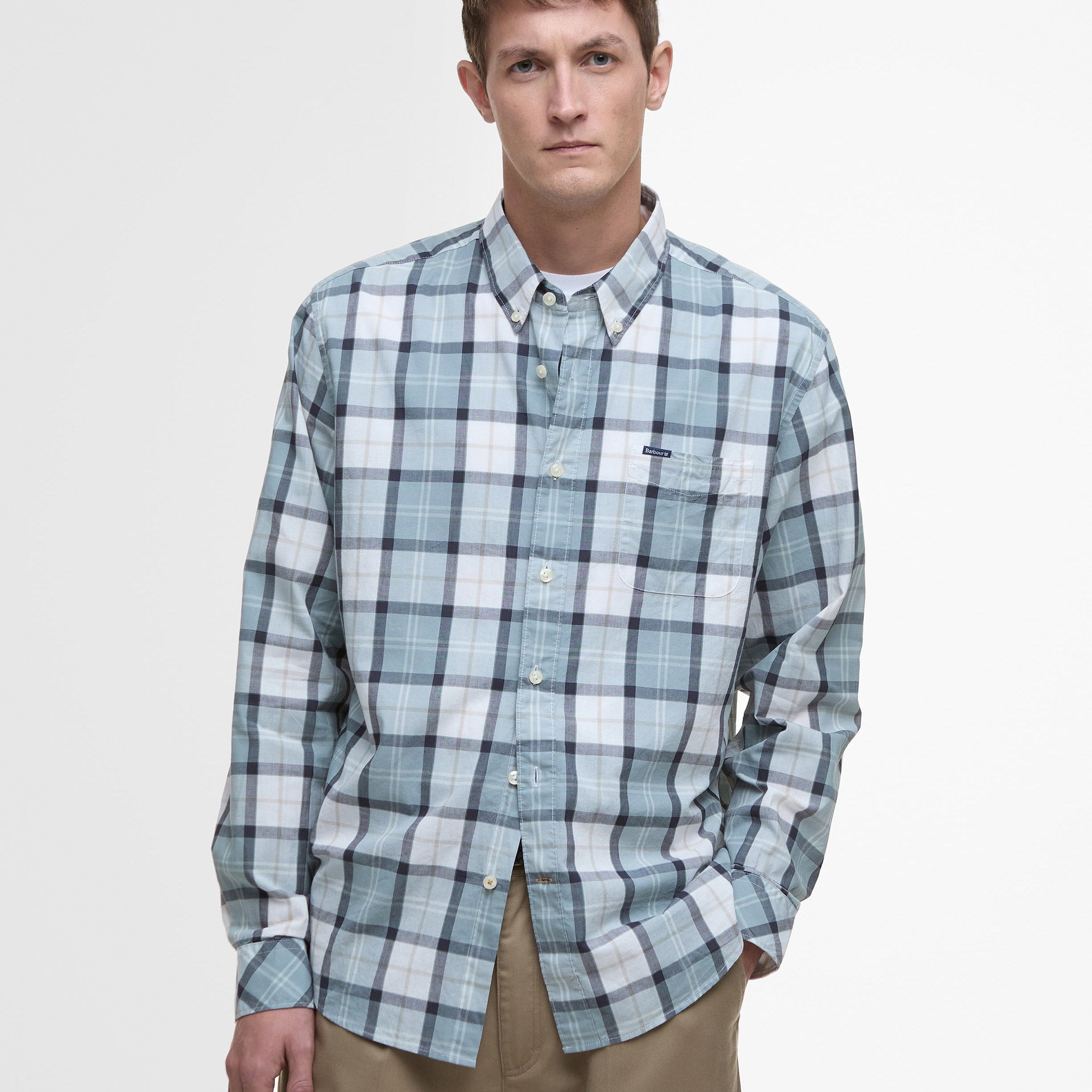 Barbour Sport Shirts Laggon Tartan Relaxed Long-Sleeved Shirt - Northshore Tartan