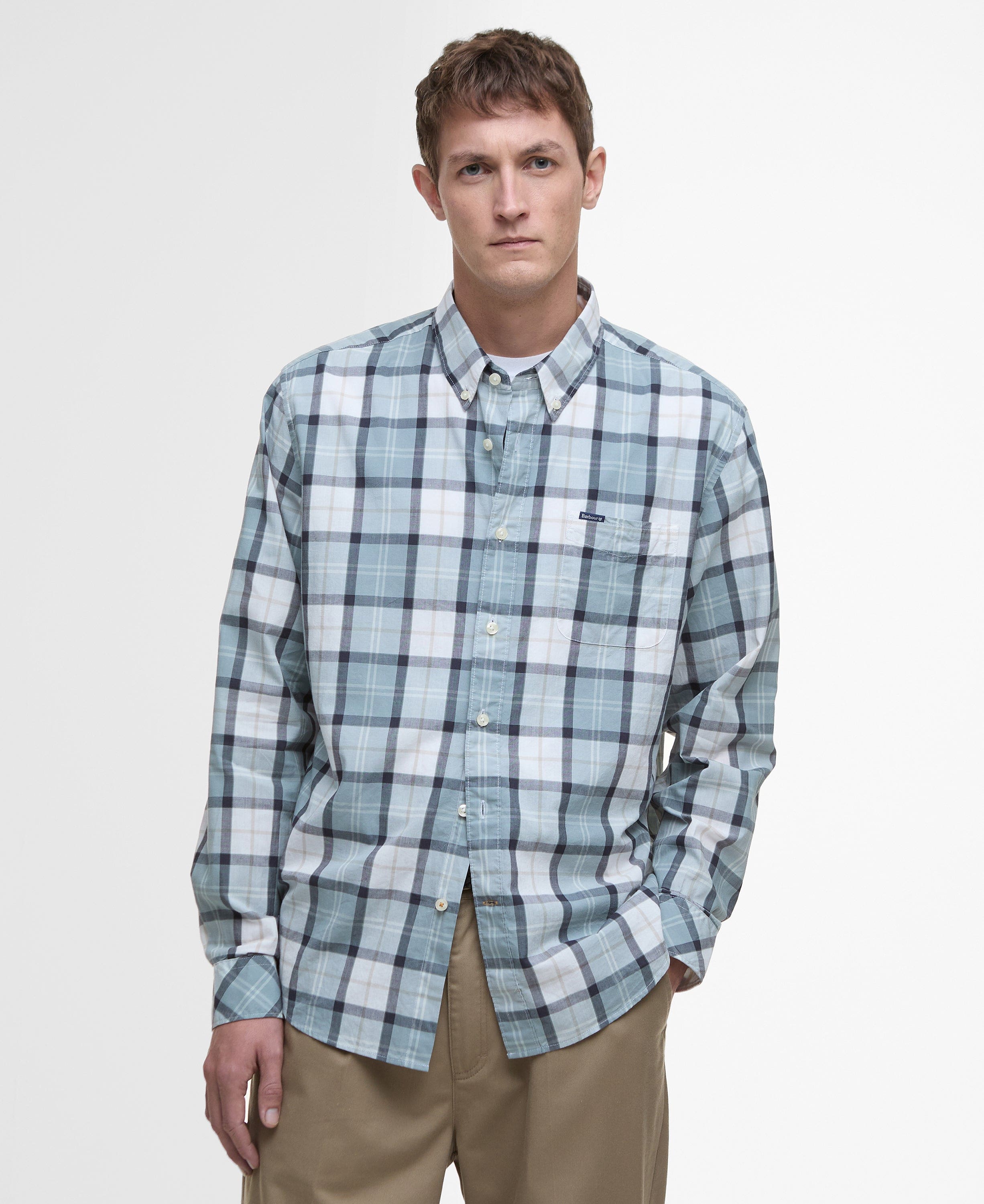 Barbour Sport Shirts Laggon Tartan Relaxed Long-Sleeved Shirt - Northshore Tartan