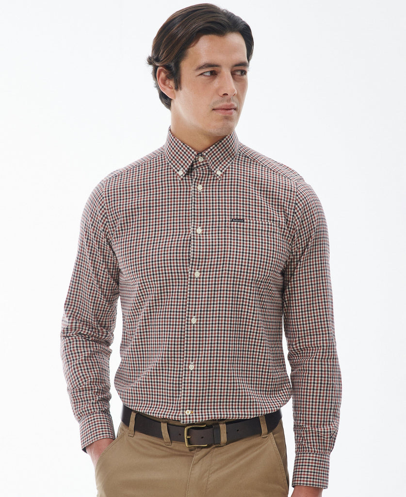 Barbour Sport Shirts Padshaw Tailored Sport Shirt- Ecru