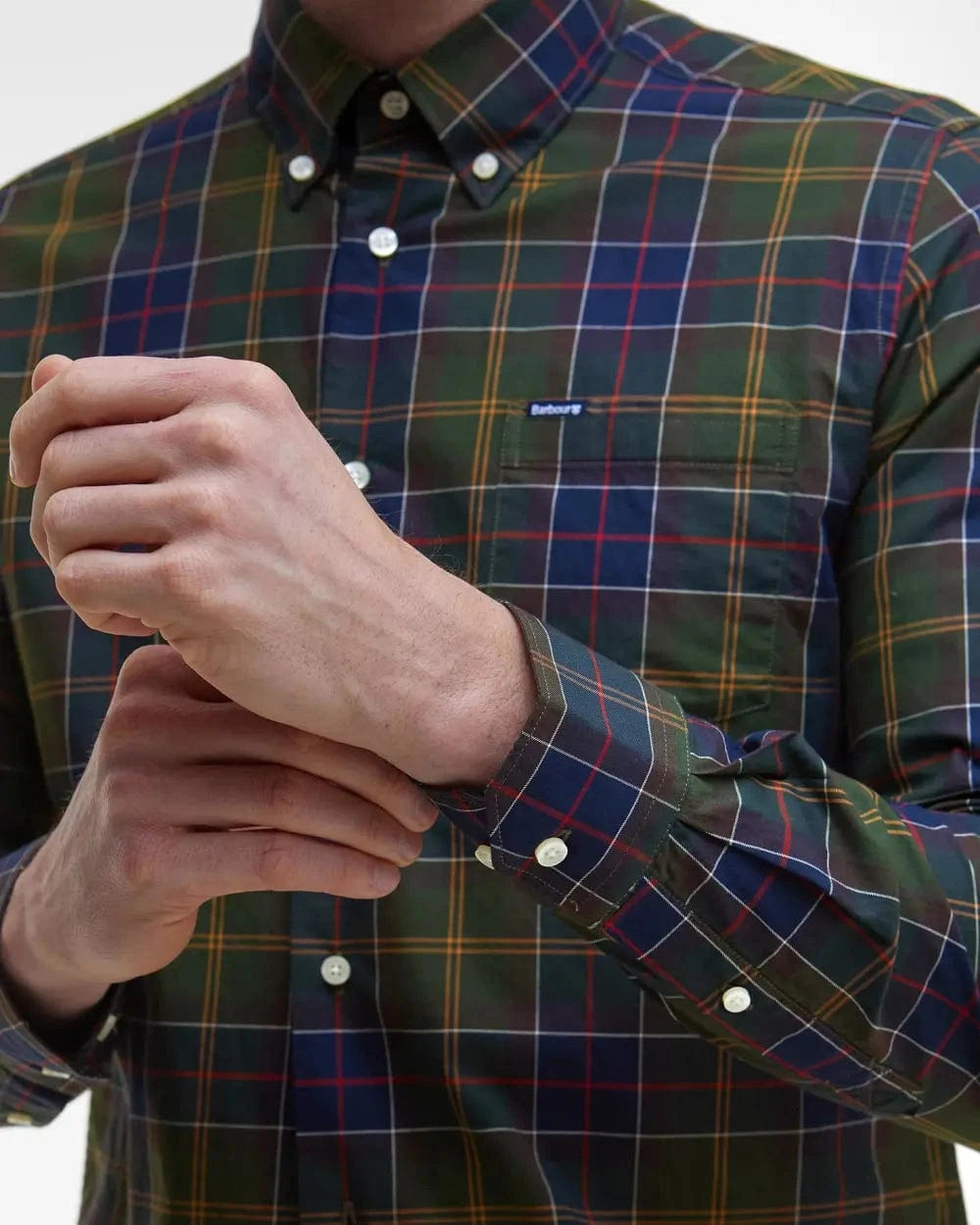 Barbour Sport Shirts Wetheram Tailored Long-Sleeved Shirt