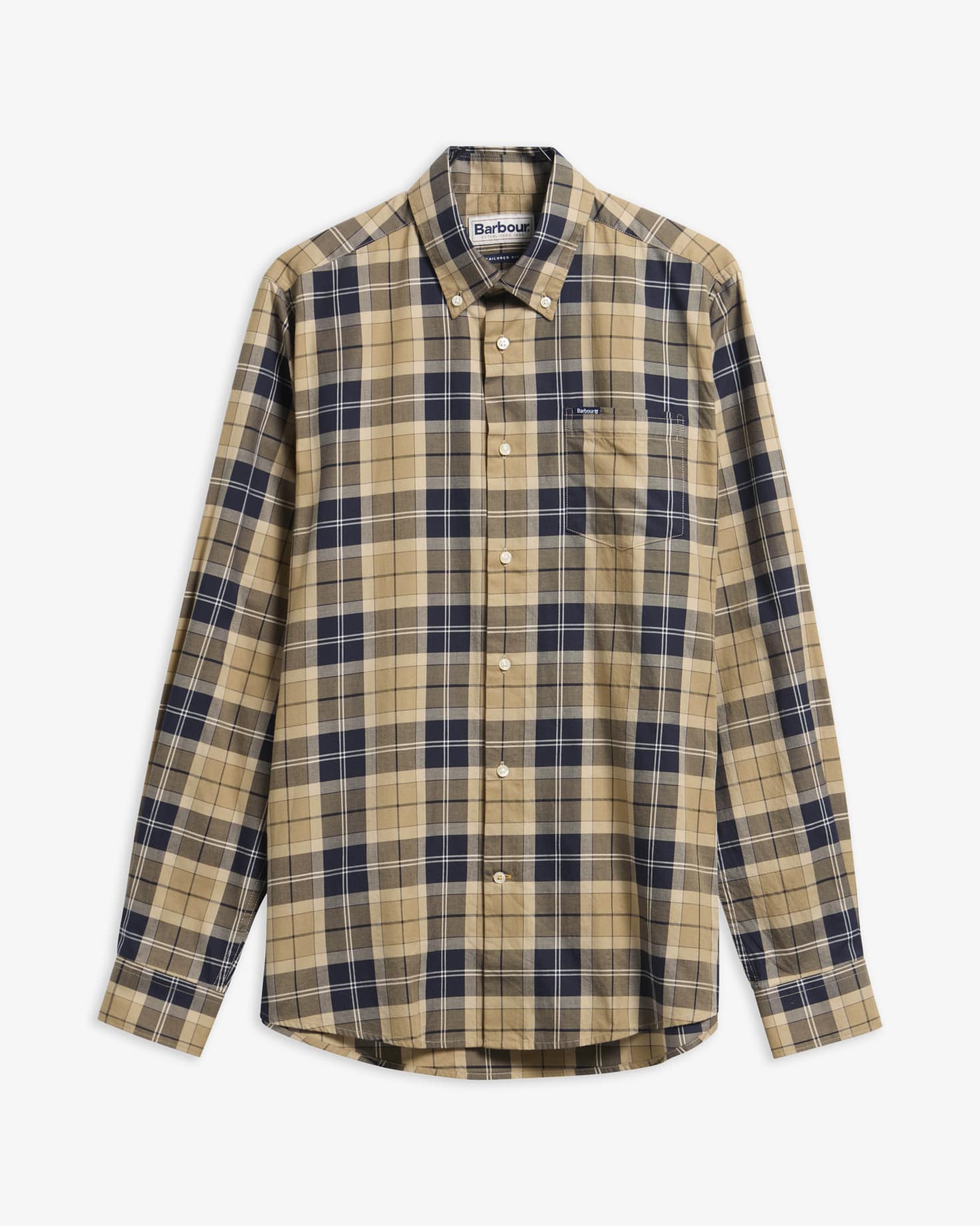 Barbour Sport Shirts Wetheram Tailored Long-Sleeved Shirt