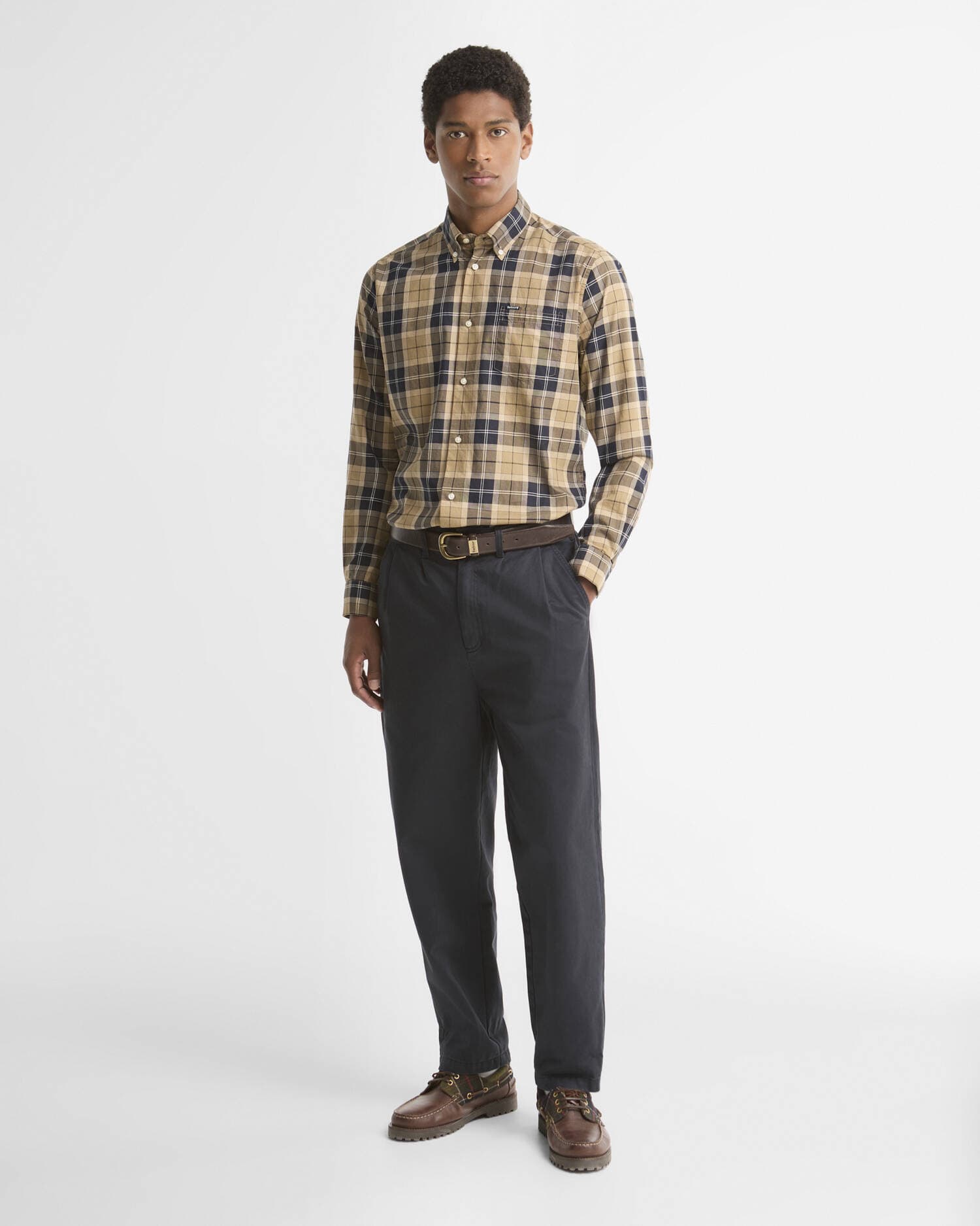 Barbour Sport Shirts Wetheram Tailored Long-Sleeved Shirt