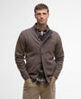 Barbour Sweaters DARK STONE / S Essential Elbow-Patch Cardigan