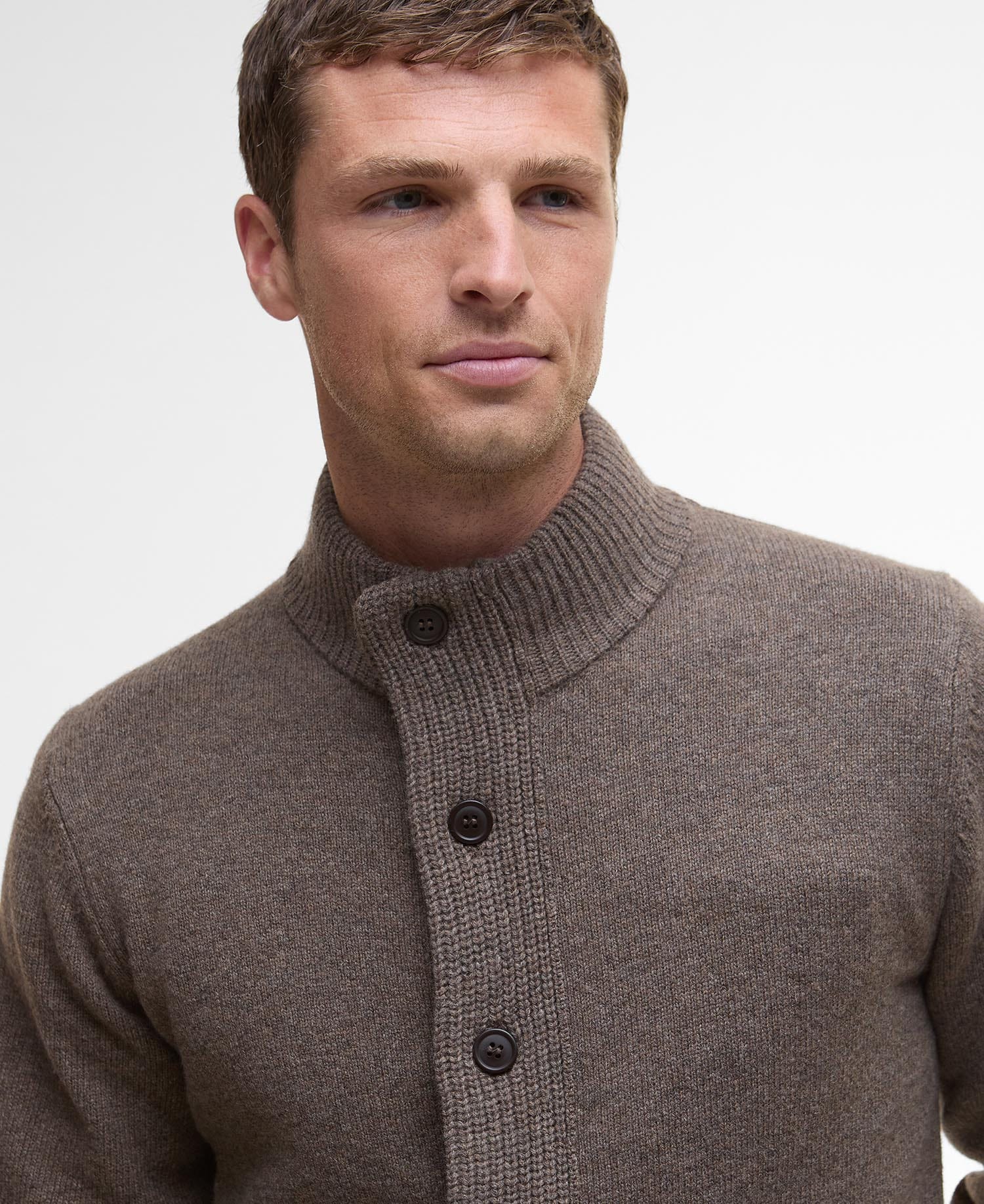 Barbour Sweaters Essential Elbow-Patch Cardigan