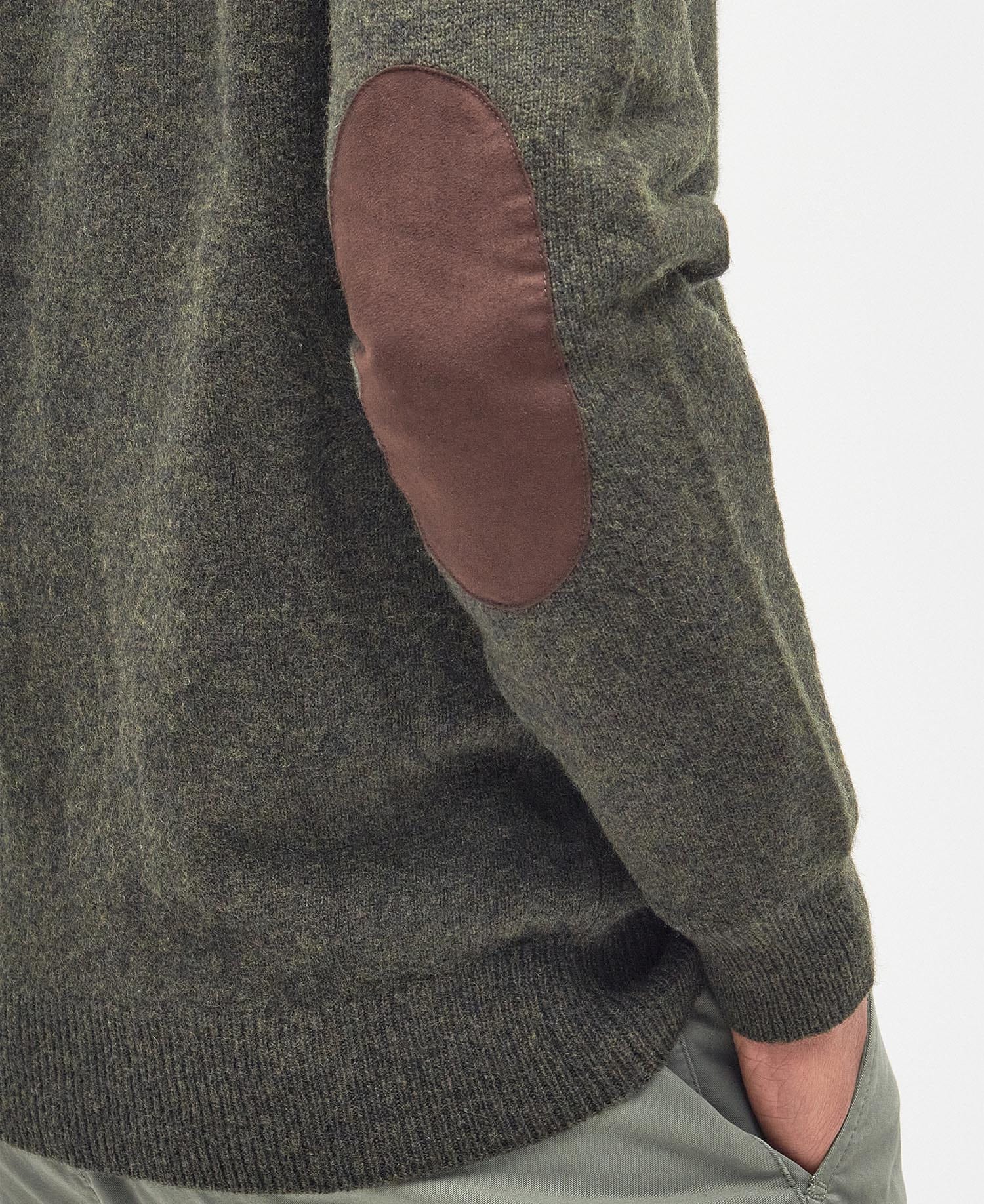 Barbour Sweaters Essential Elbow-Patch Cardigan