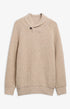 Barbour Sweaters Essentials Fleck Wool Shawl Neck Jumper