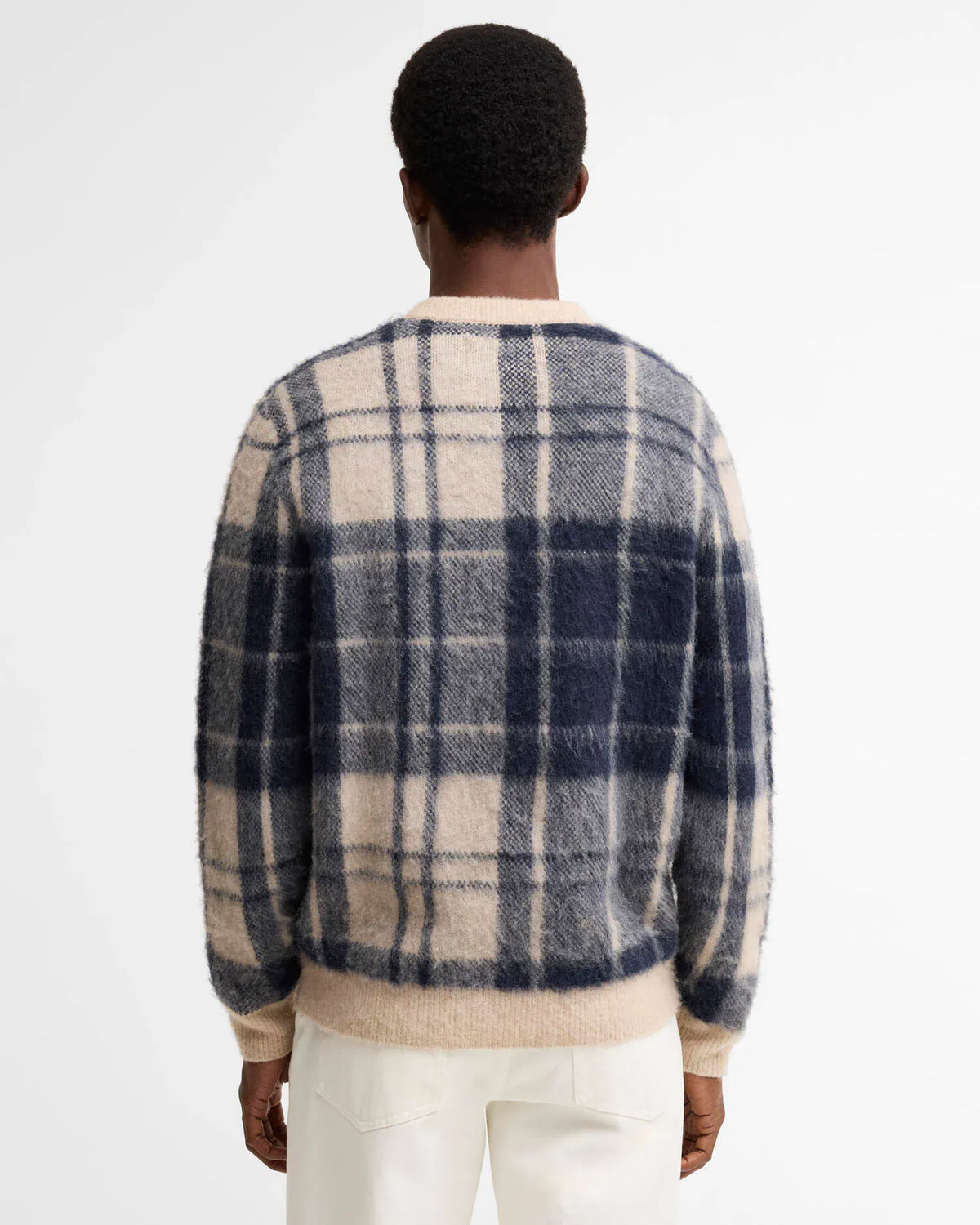 Barbour Sweaters Hunham Tartan V-Neck Jumper