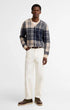 Barbour Sweaters Hunham Tartan V-Neck Jumper