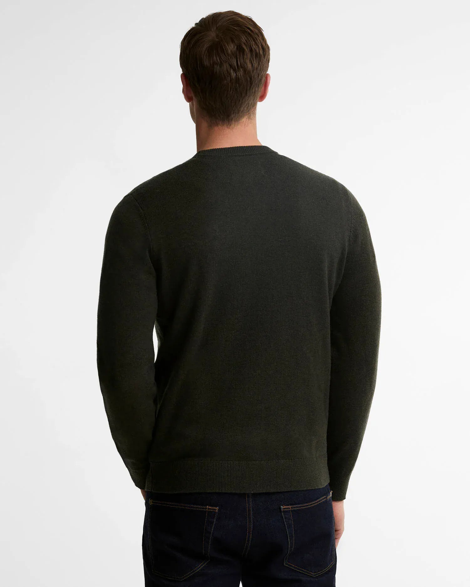Barbour Sweaters Mineral Tartan Crew Neck Jumper