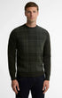 Barbour Sweaters Mineral Tartan Crew Neck Jumper