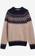 Barbour Sweaters Tisbury Fair Isle Crew Neck Jumper