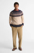Barbour Sweaters Tisbury Fair Isle Crew Neck Jumper