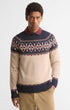Barbour Sweaters Tisbury Fair Isle Crew Neck Jumper