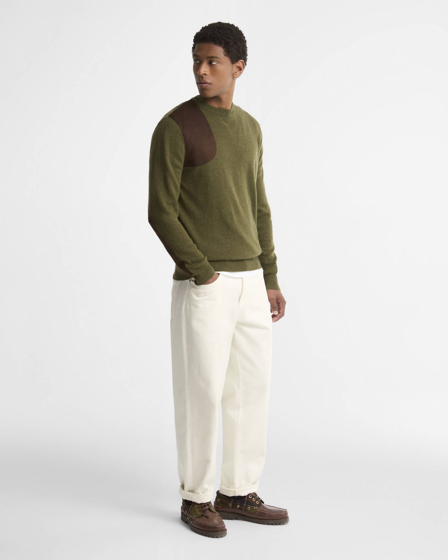 Barbour Sweaters Whitworth Wool-Cashmere Crew Neck Sweater