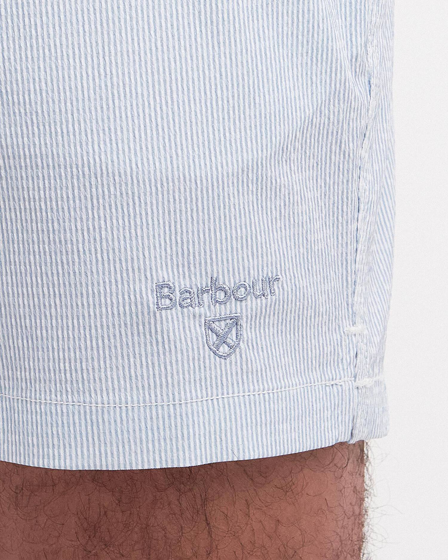 Barbour Swimwear Somerset Pinstripe Swim Shorts