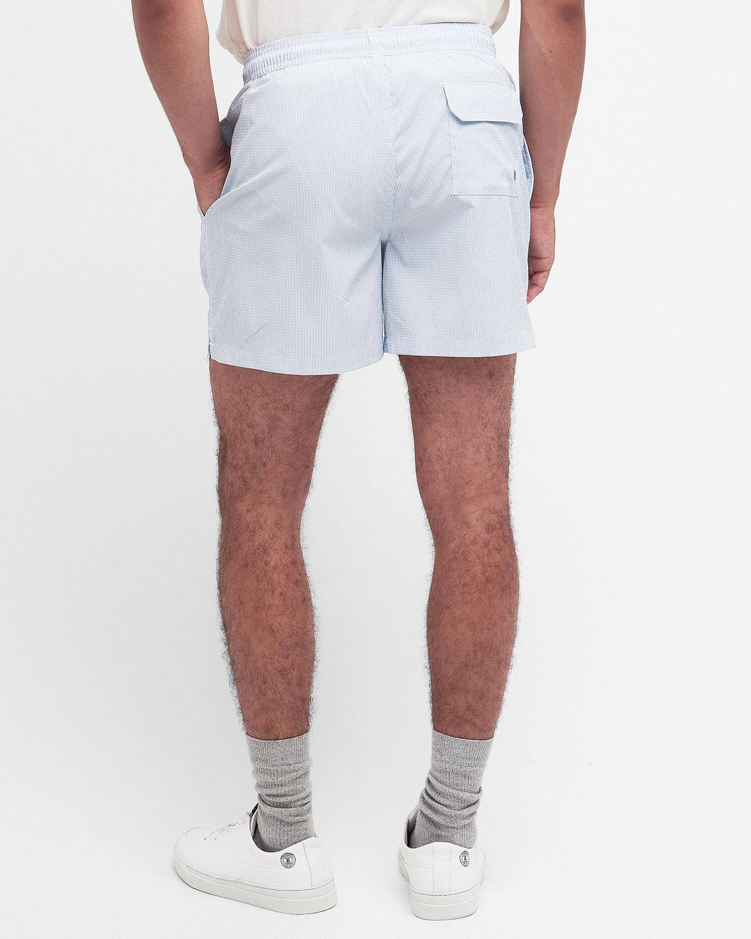 Barbour Swimwear Somerset Pinstripe Swim Shorts
